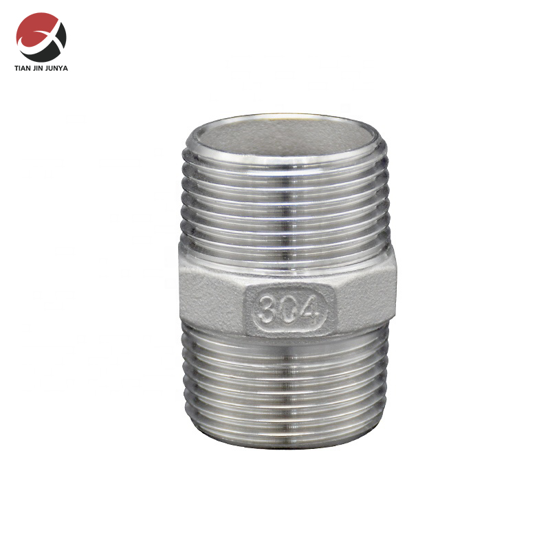 不(bú)鏽鋼六角(jiao)外絲接頭(tou)