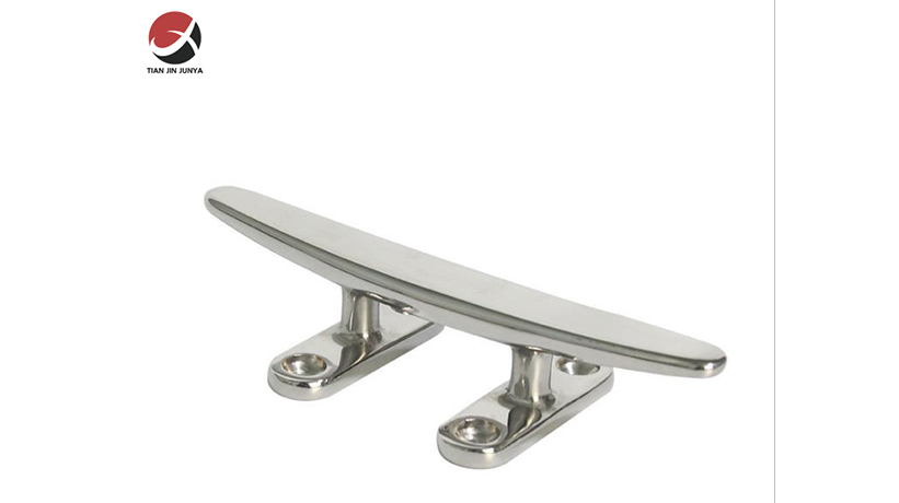 不(bú)鏽鋼輕型(xing)扁羊角索(suo)栓-小快艇(tǐng)遊艇輪船(chuán)鑄造