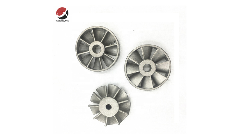 不(bu)鏽鋼鑄造定(dìng)制件葉輪泵(beng)配件