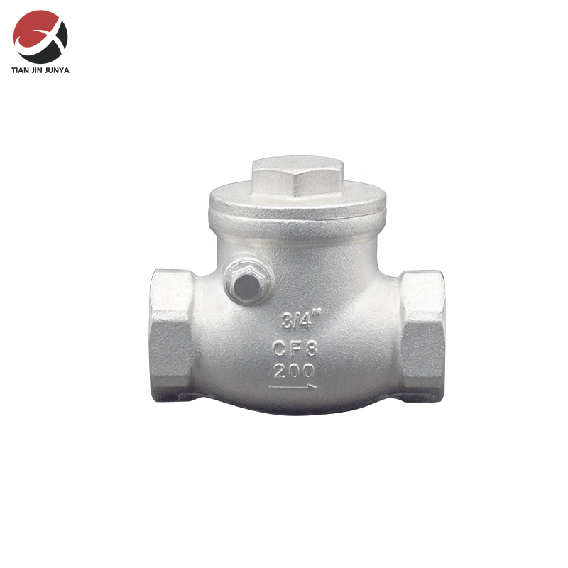 不(bu)鏽鋼内螺(luo)紋卧式單(dan)向止回閥(fá)