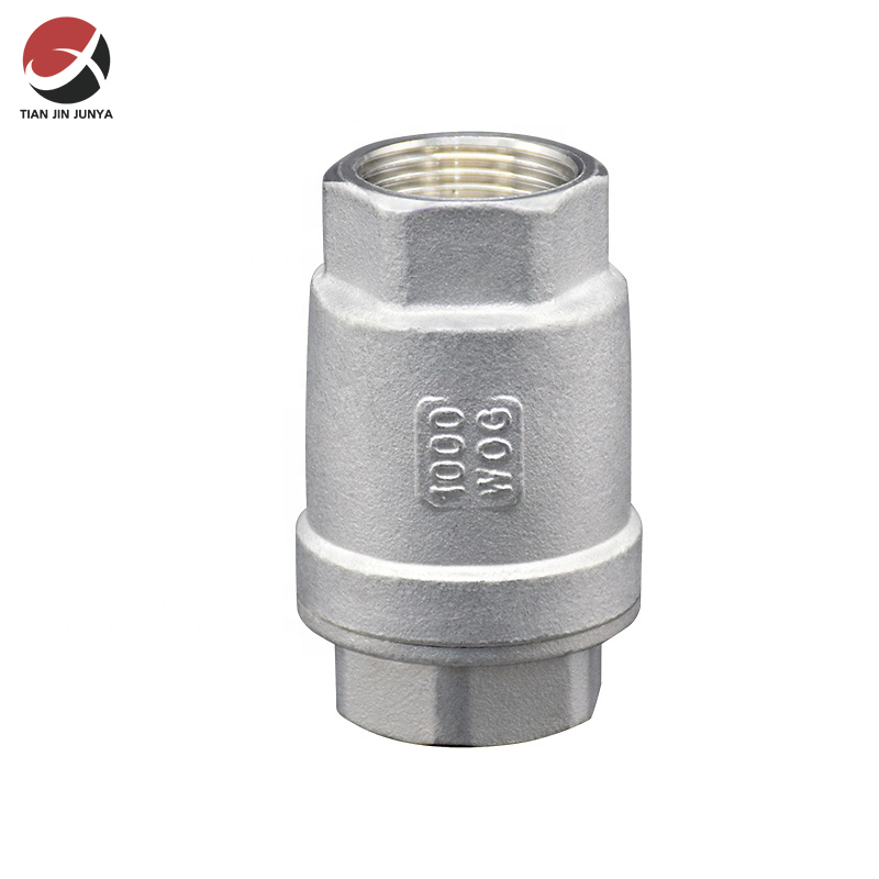 不鏽鋼二(èr)片式彈簧(huáng)止回閥